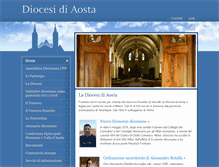 Tablet Screenshot of diocesiaosta.it